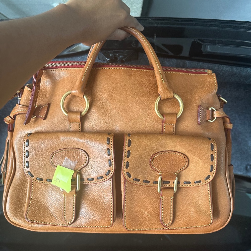 Dooney & Bourke Florentine Pocket Satchel/Shoulder Bag